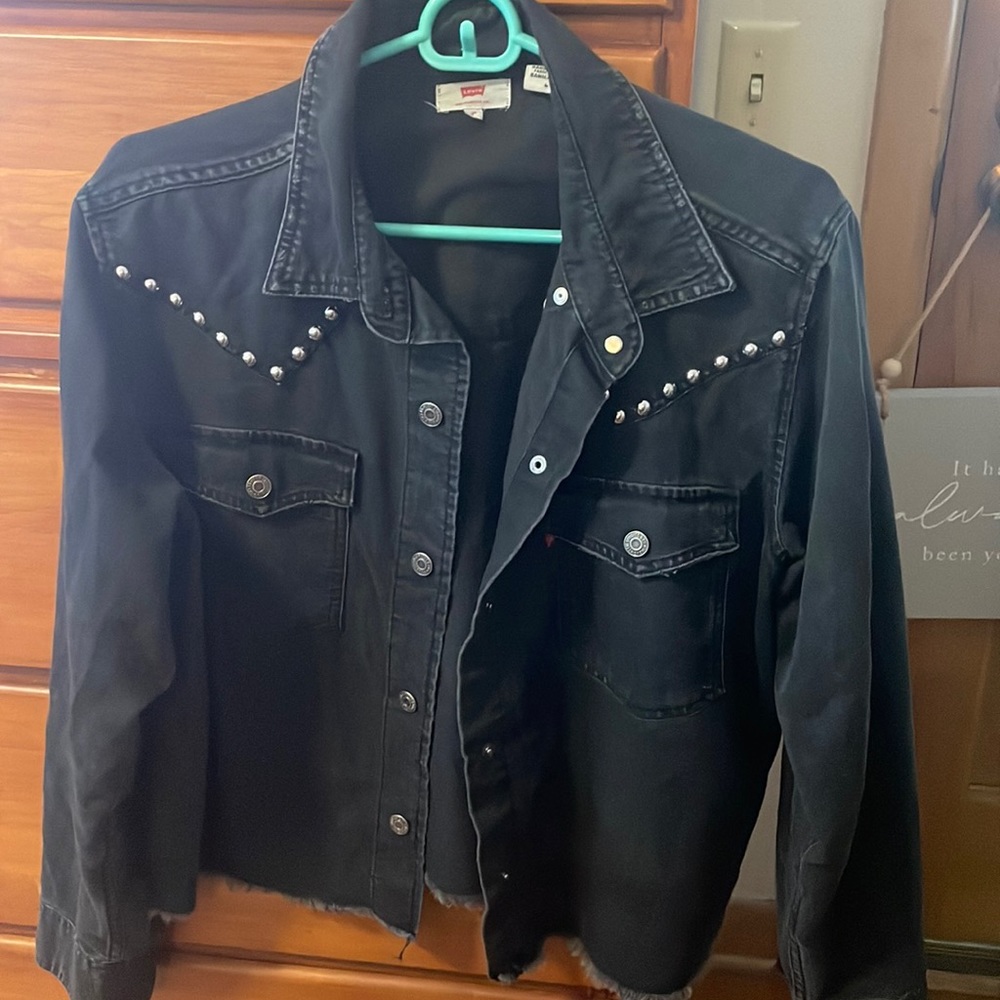 RARE Levi’s Black Jean Jacket